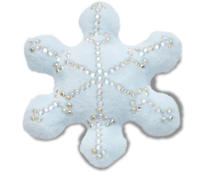  Джиббитсы для кроксов Crocs Plush Studded Snowflake Crocs