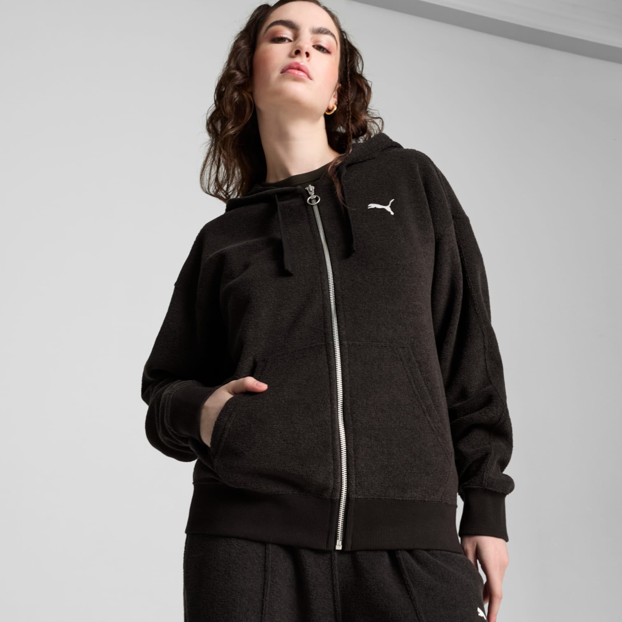 Женское Худи PUMA HER Full-Zip PUMA