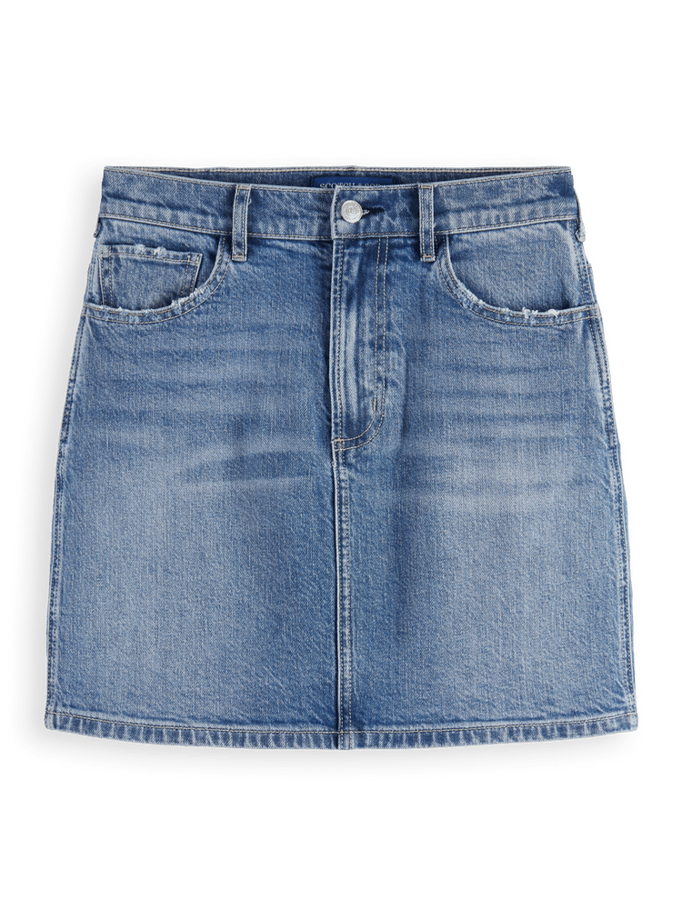 Женская Платья комбинации Scotch & Soda Easy 5 Pocket Denim Mini Skirt | Dreamcatcher Scotch & Soda