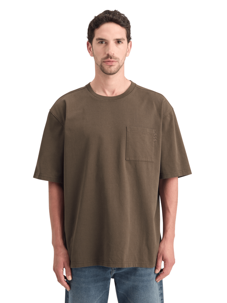 Мужская Футболка Scotch & Soda Loose Fit с Карманом Scotch & Soda