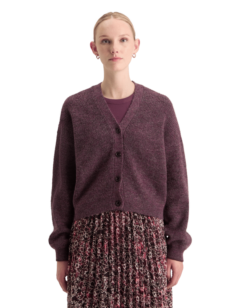 Кардиган Relaxed Fit с мягкой текстурой, 32% полиэстера, 25% шерсти, удобный Scotch & Soda