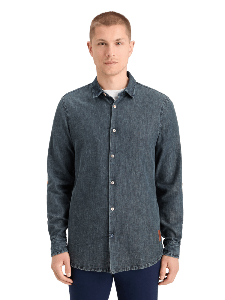 Мужская Повседневная рубашка Scotch & Soda Washed Black Denim Scotch & Soda