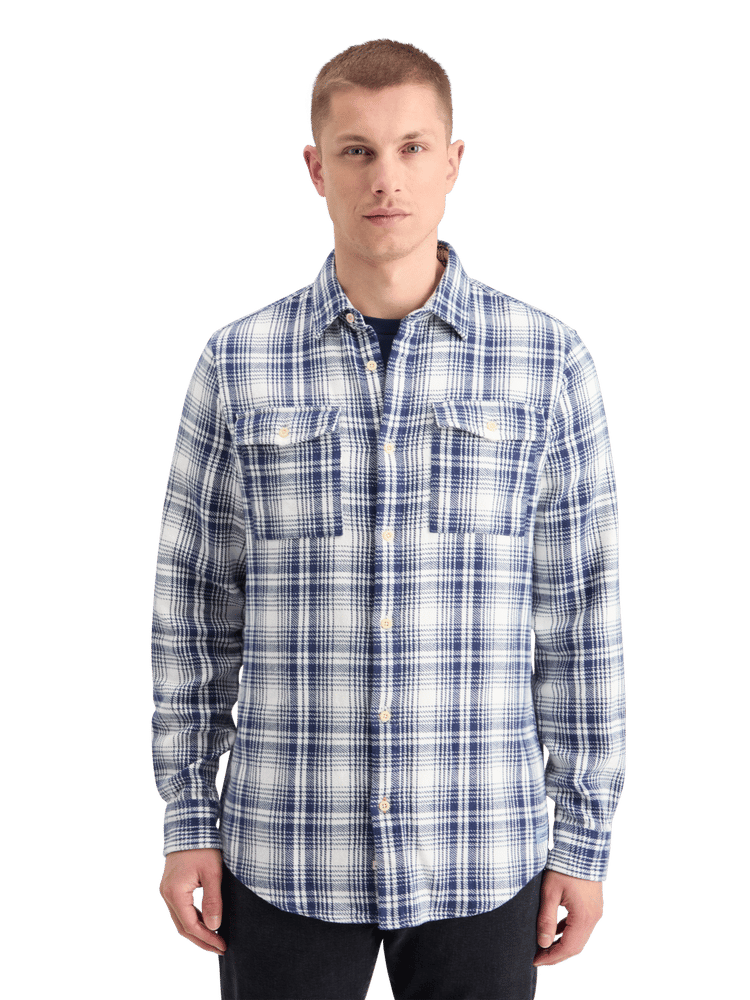 Мужская Повседневная рубашка Scotch & Soda Regular-Fit Flannel Check Shirt Scotch & Soda