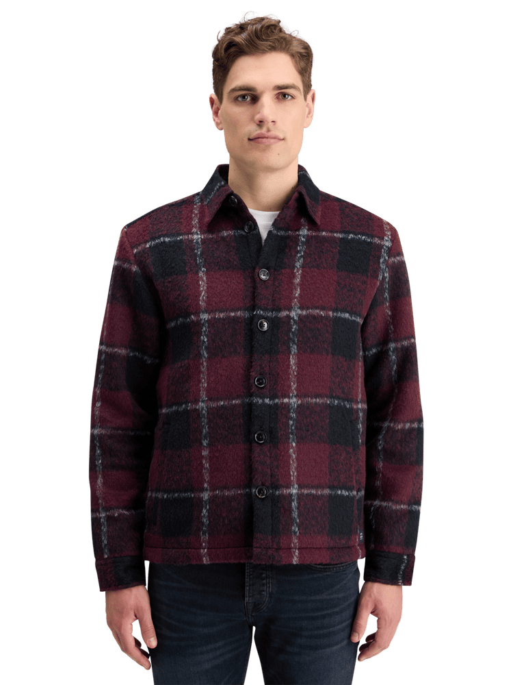 Утепленная фланелевая overshirt Scotch & Soda с легким составом и удобной посадкой Scotch & Soda