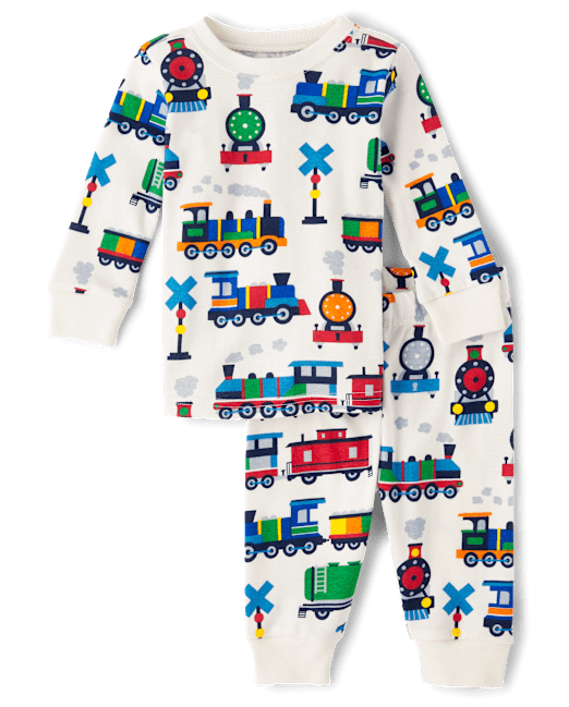  Детские Пижамы The Children`s Place Train Snug Fit The Children`s Place