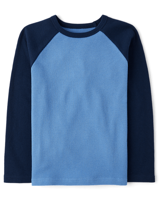 Мужская футболка The Children's Place Colorblock Thermal Raglan The Children`s Place