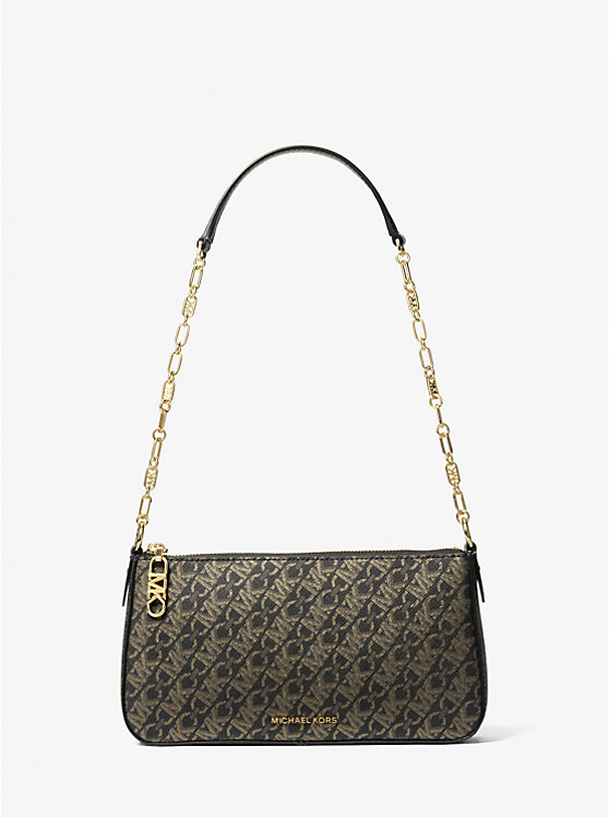 Кошелек Michael Kors Empire Medium Metallic Chain-Link Pochette Michael Kors