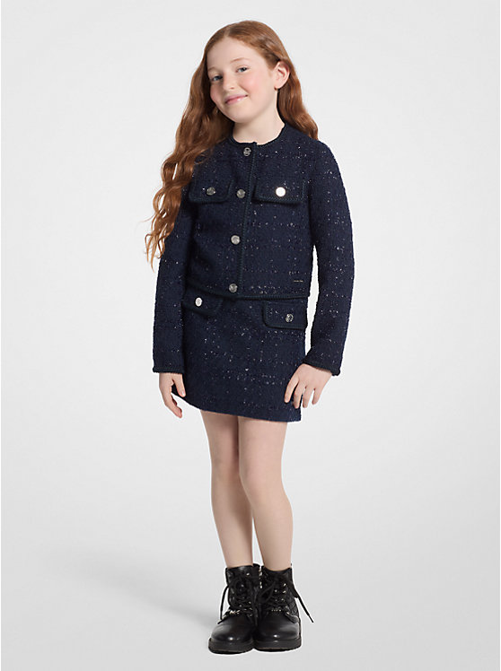 Детская Юбка Michael Kors Kids Tweed Michael Kors Kids