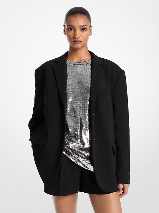 Женский Блейзер Michael Kors Oversized Crepe Blazer Michael Kors