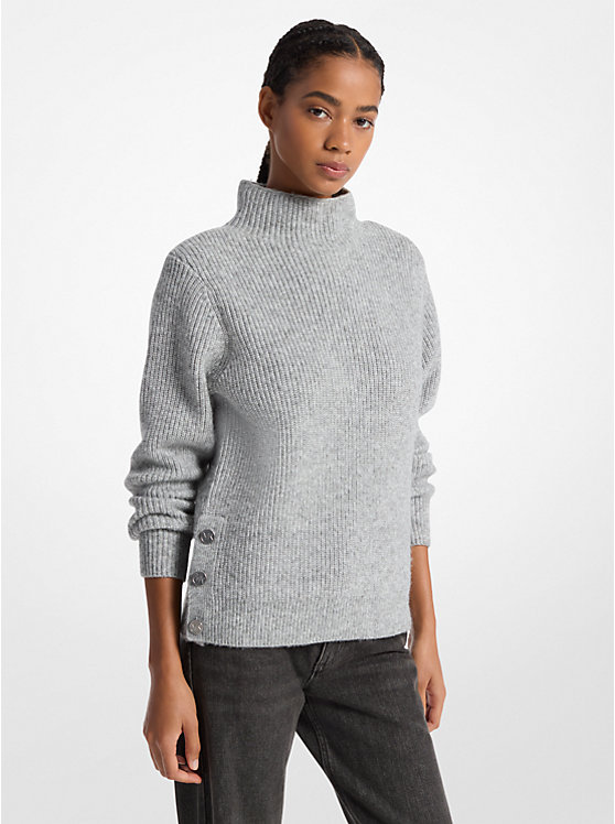 Женский Свитер Michael Kors Ribbed Funnel Neck Michael Kors