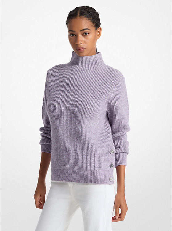 Женский Свитер Michael Kors Ribbed Funnel Neck Michael Kors