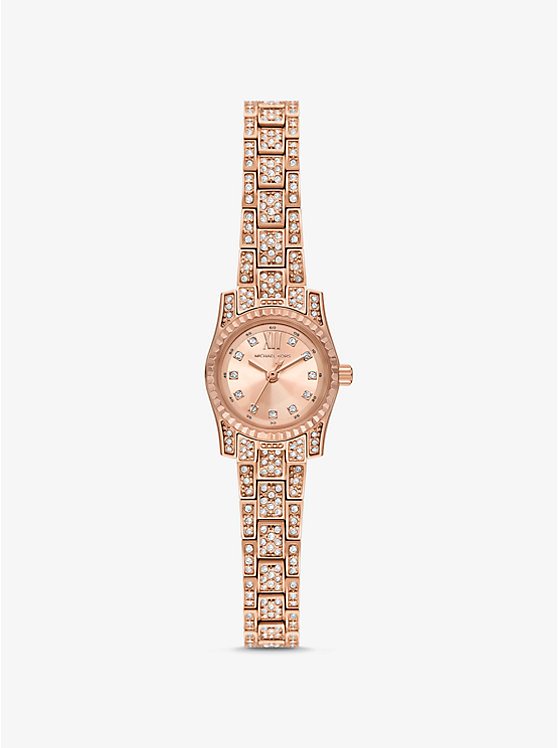 Механические часы Michael Kors Mini Lexington Pavé Rose Gold-Tone Michael Kors