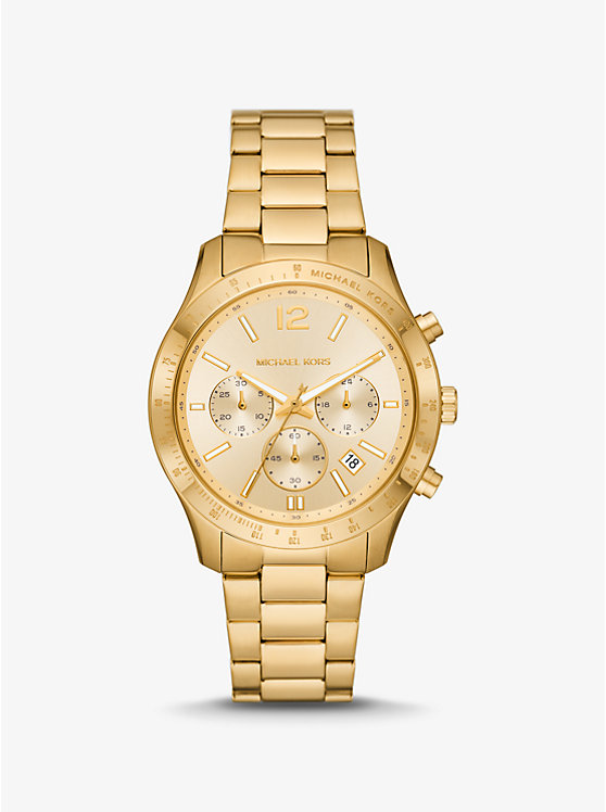 Механические часы Michael Kors Oversized Berkley Gold-Tone Michael Kors