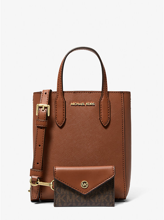 Сумка кросс-боди Michael Kors Vincent Extra-Small с логотипом и чехлом для карт Michael Kors