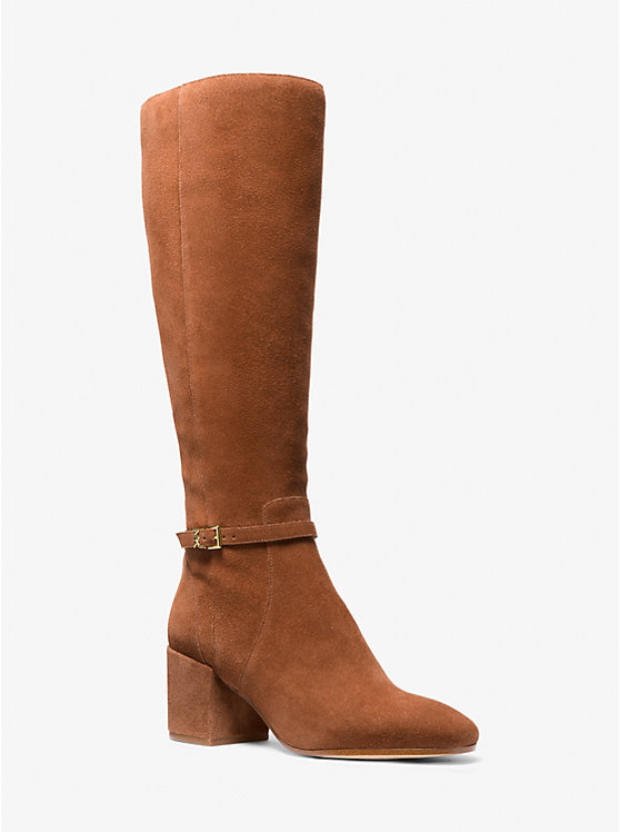 Женские Сапоги Michael Kors Ella Suede Wide Width Michael Kors