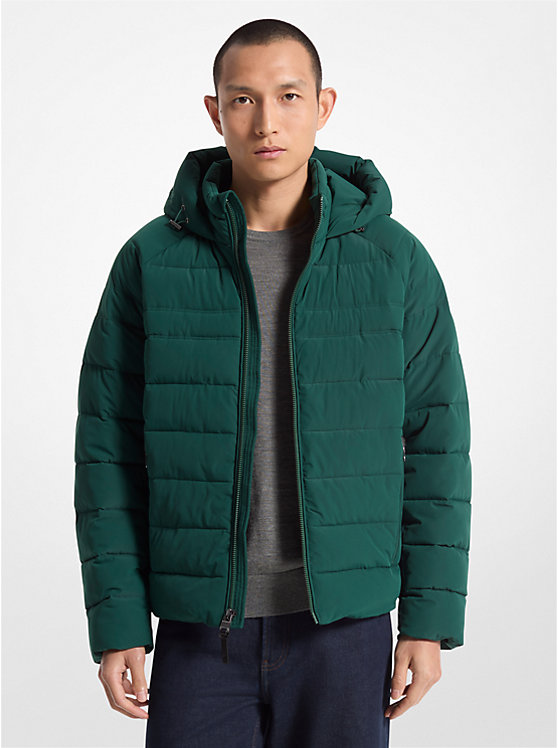 Мужской Пуховик Michael Kors Clarkston Packable Quilted Hooded Jacket Michael Kors Mens