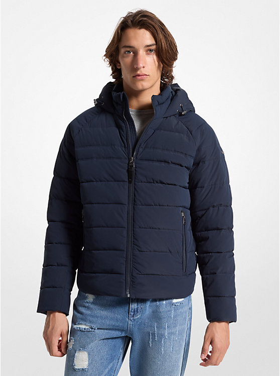 Мужской Пуховик Michael Kors Clarkston Packable Quilted Hooded Jacket Michael Kors Mens