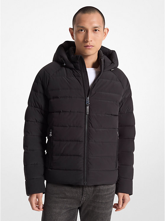 Мужской Пуховик Michael Kors Clarkston Packable Quilted Hooded Jacket Michael Kors Mens