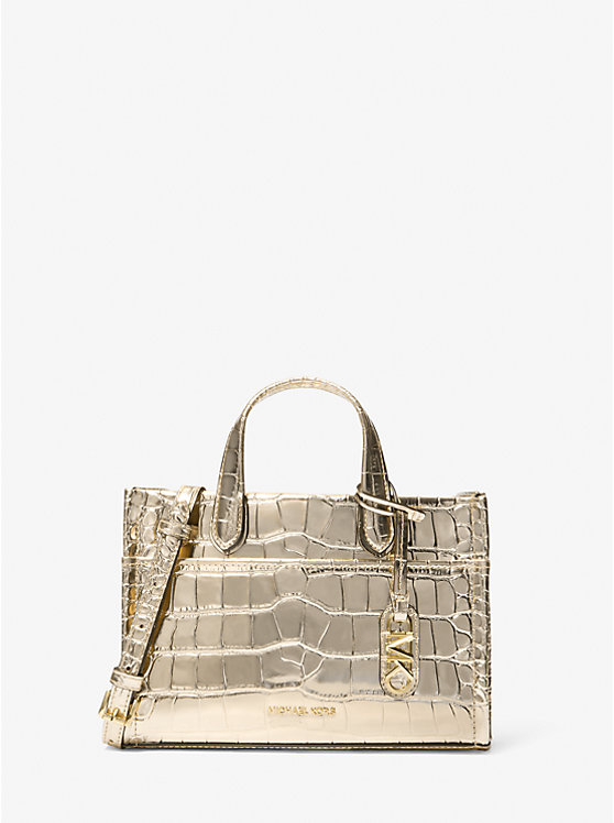 Сумка кросс-боди Michael Kors Gigi Small Metallic Crocodile Embossed Leather Michael Kors