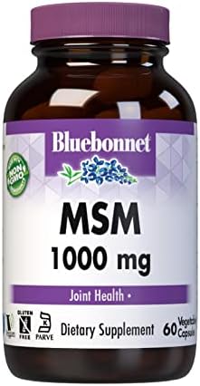 MSM капсулы 1000 мг с метилсульфонилметаном, 60 шт. Bluebonnet