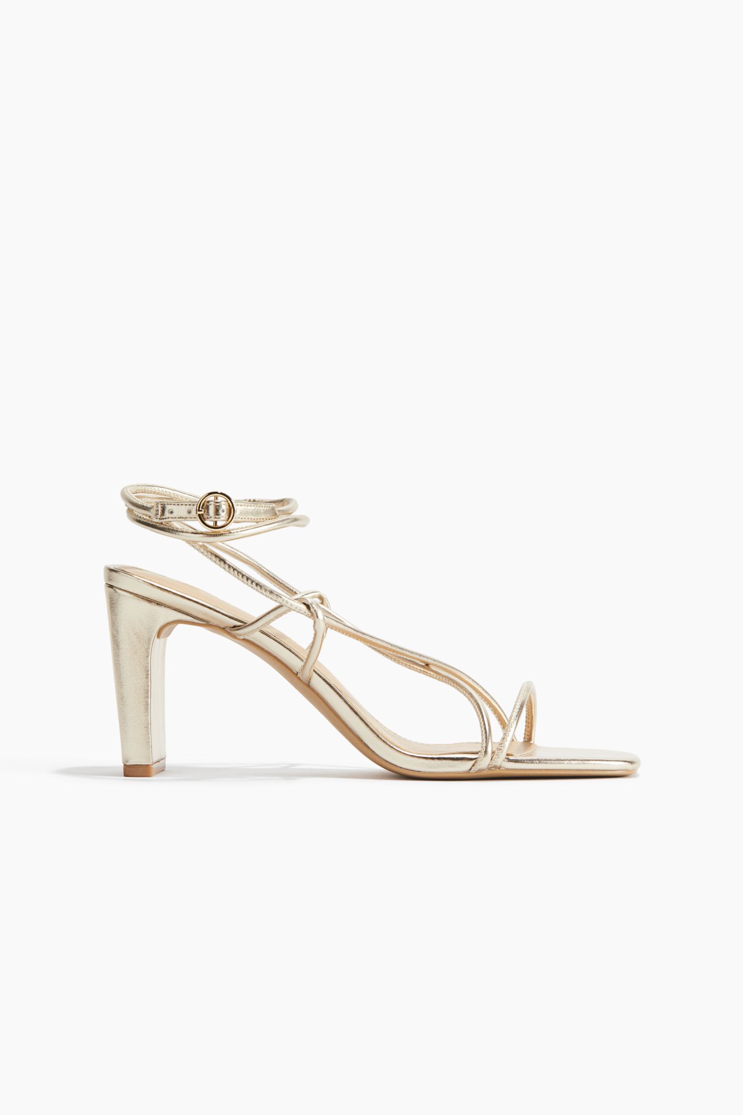 Heeled Strappy Sandals H&M