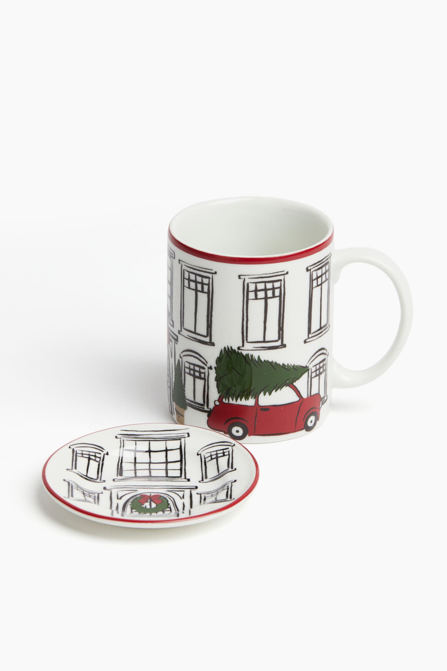 Printed Porcelain Mini Plate H&M