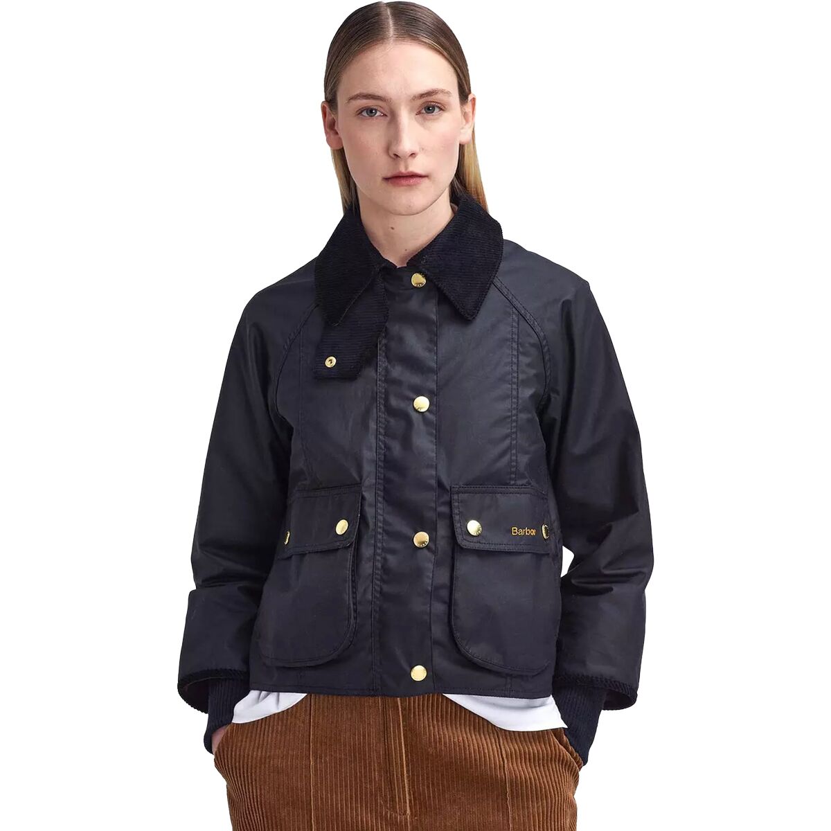 Женская Повседневная куртка Barbour Cropped Beadnell Wax Barbour