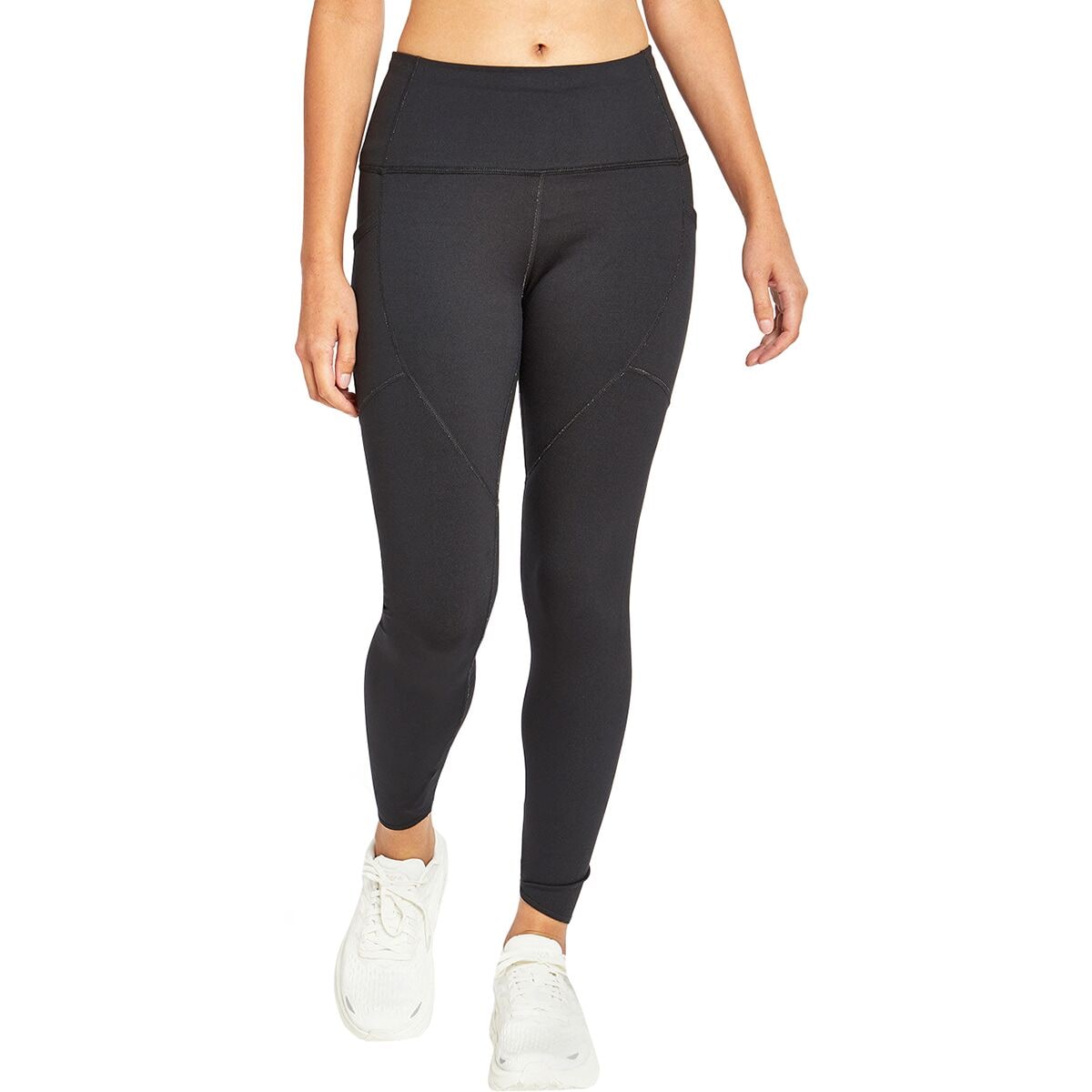 Зимние теплые леггинсы Oiselle Flyout Tight для тренировок на улице с карманами Oiselle