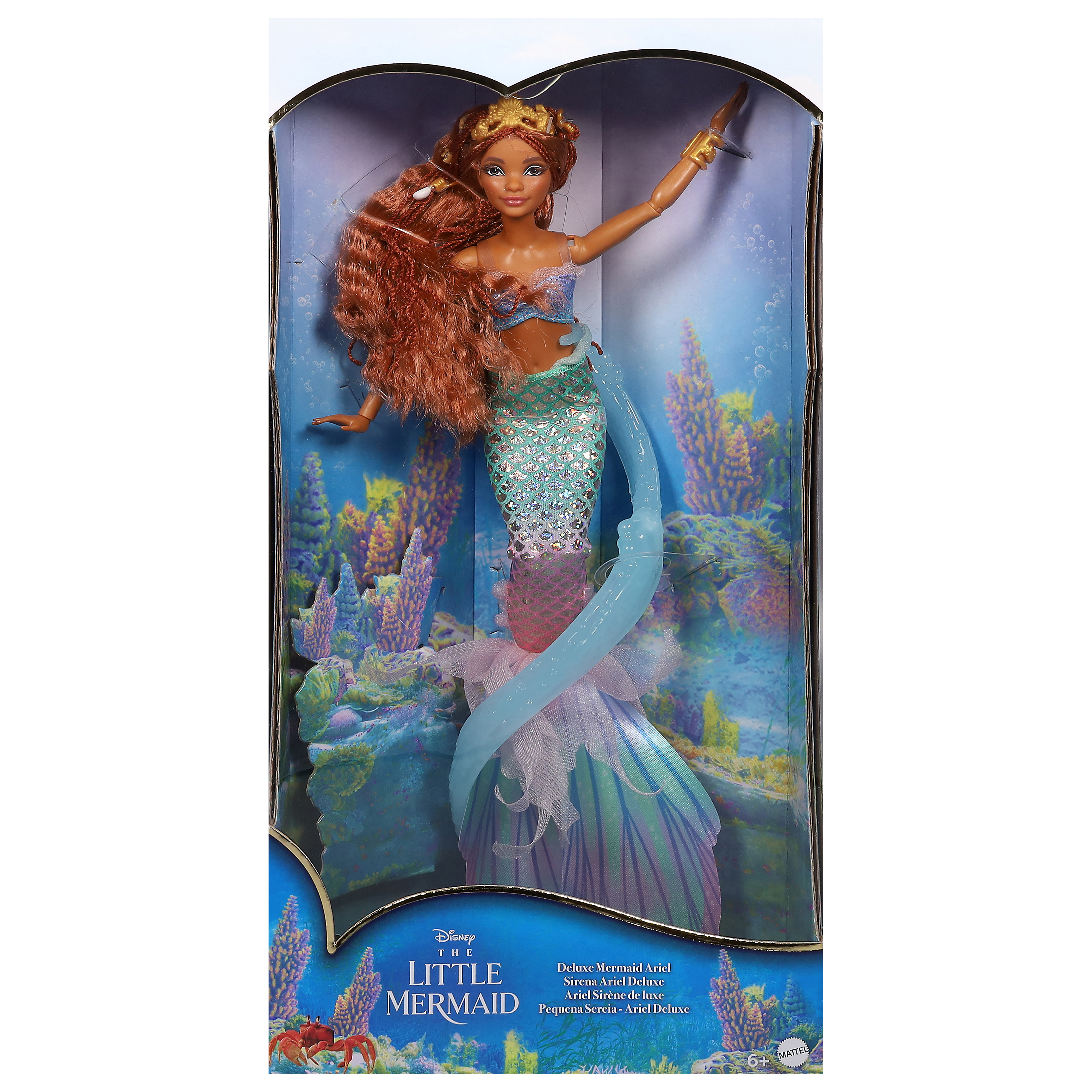 Disney The Little Mermaid Deluxe Mermaid Ariel Doll Mattel