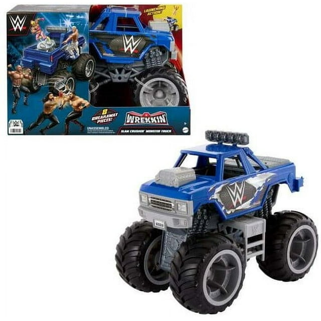 Mattel WWE Vehicle Wrekkin Slam Crusher Monster Truck Mattel