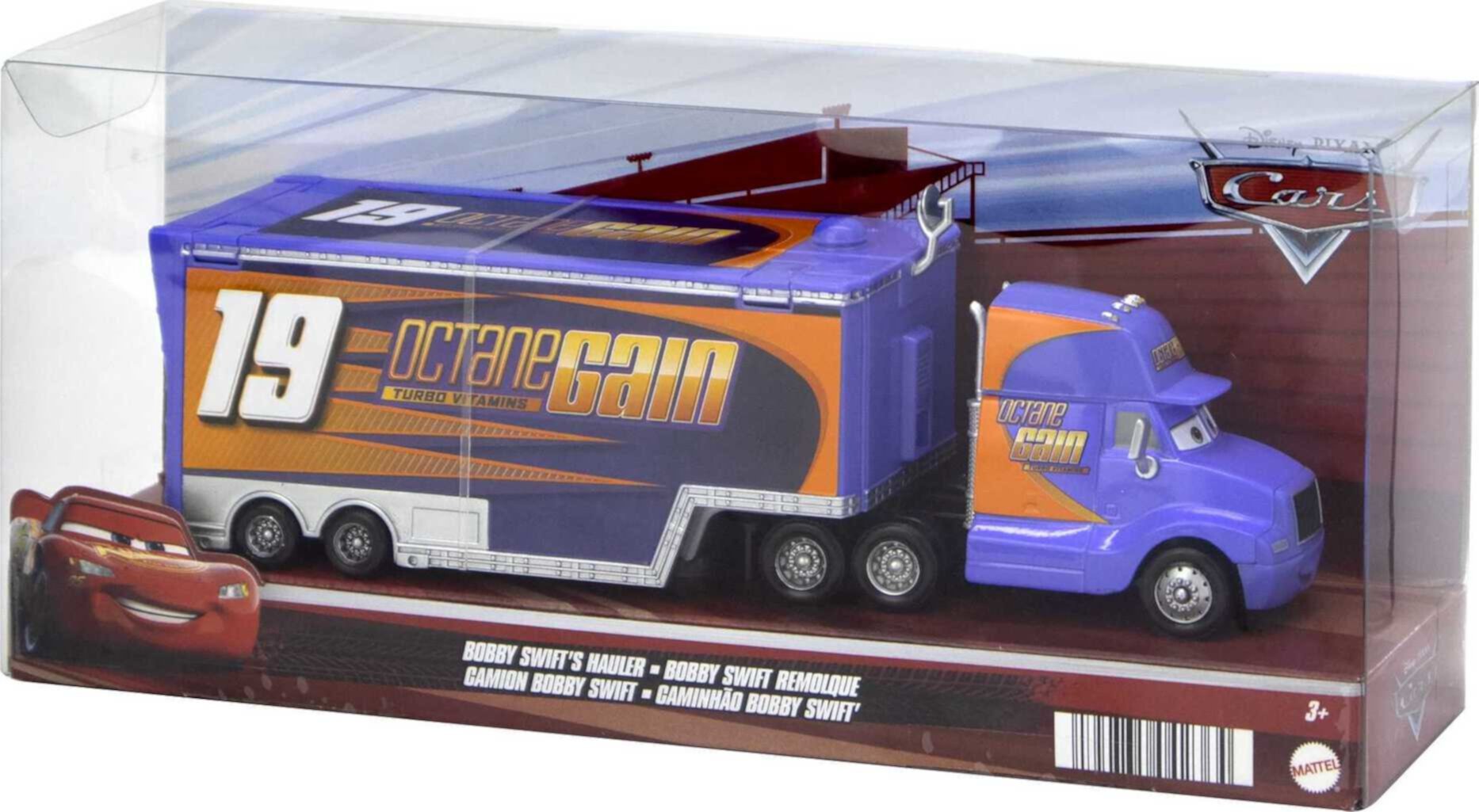 Disney and Pixar Cars Hauler for Cruz Ramirez, Truck with Extendable Ramp Mattel