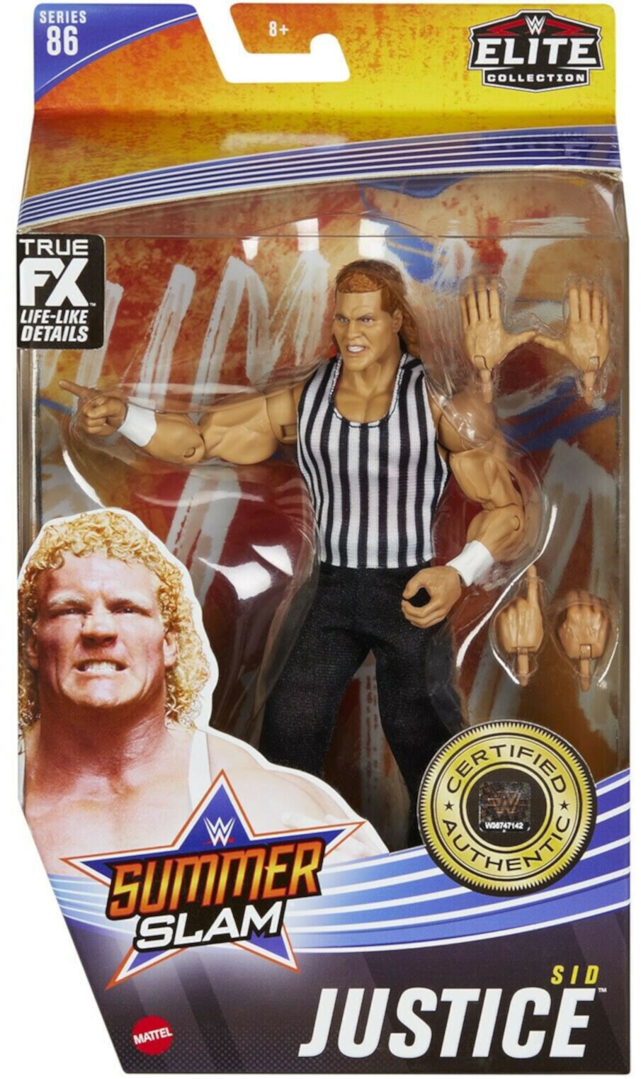 WWE Sid Justice Elite Collection Action Figure Mattel