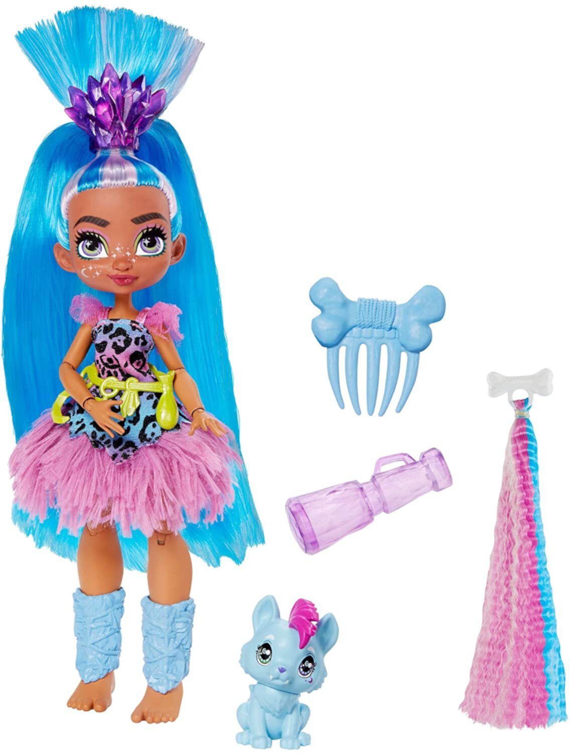 Mattel Cave Club Tella Doll Playset, 5 Pieces Mattel