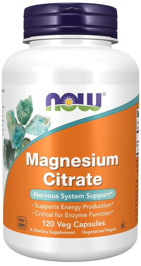 Magnesium Citrate Veg Capsules NOW Foods