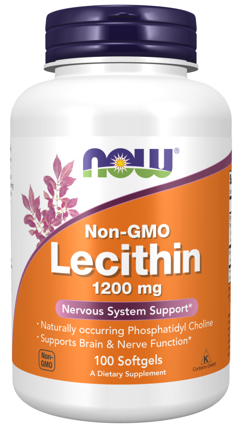 Lecithin 1200 mg Softgels NOW Foods