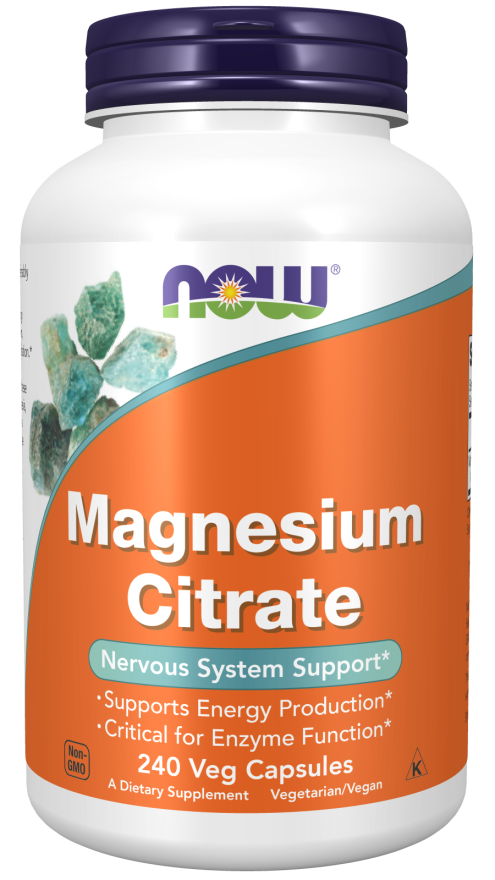 Magnesium Citrate Veg Capsules NOW Foods