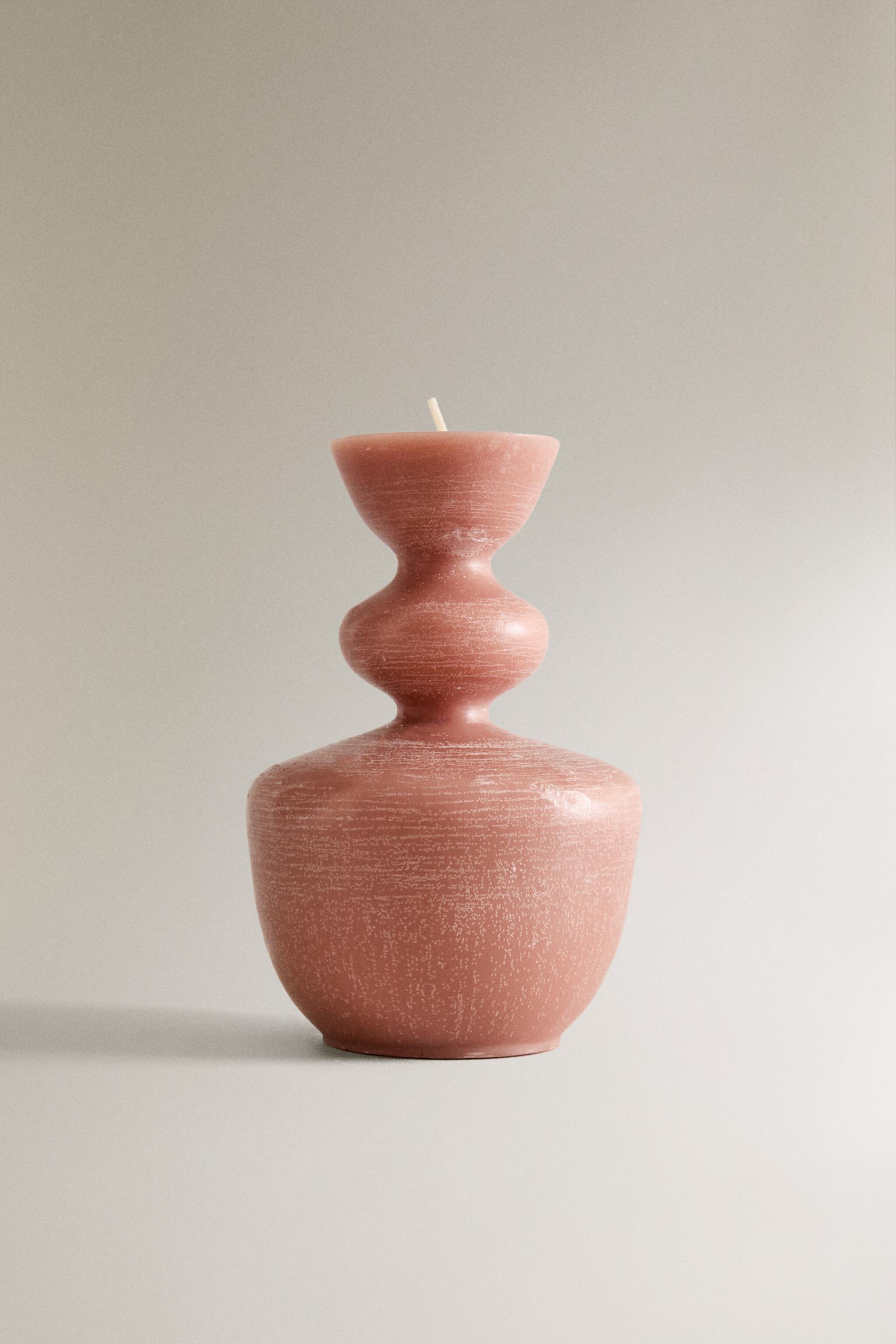 (465 G) FLORAL BEYOND SCENTED CANDLE CANDLESTICK Zara Home