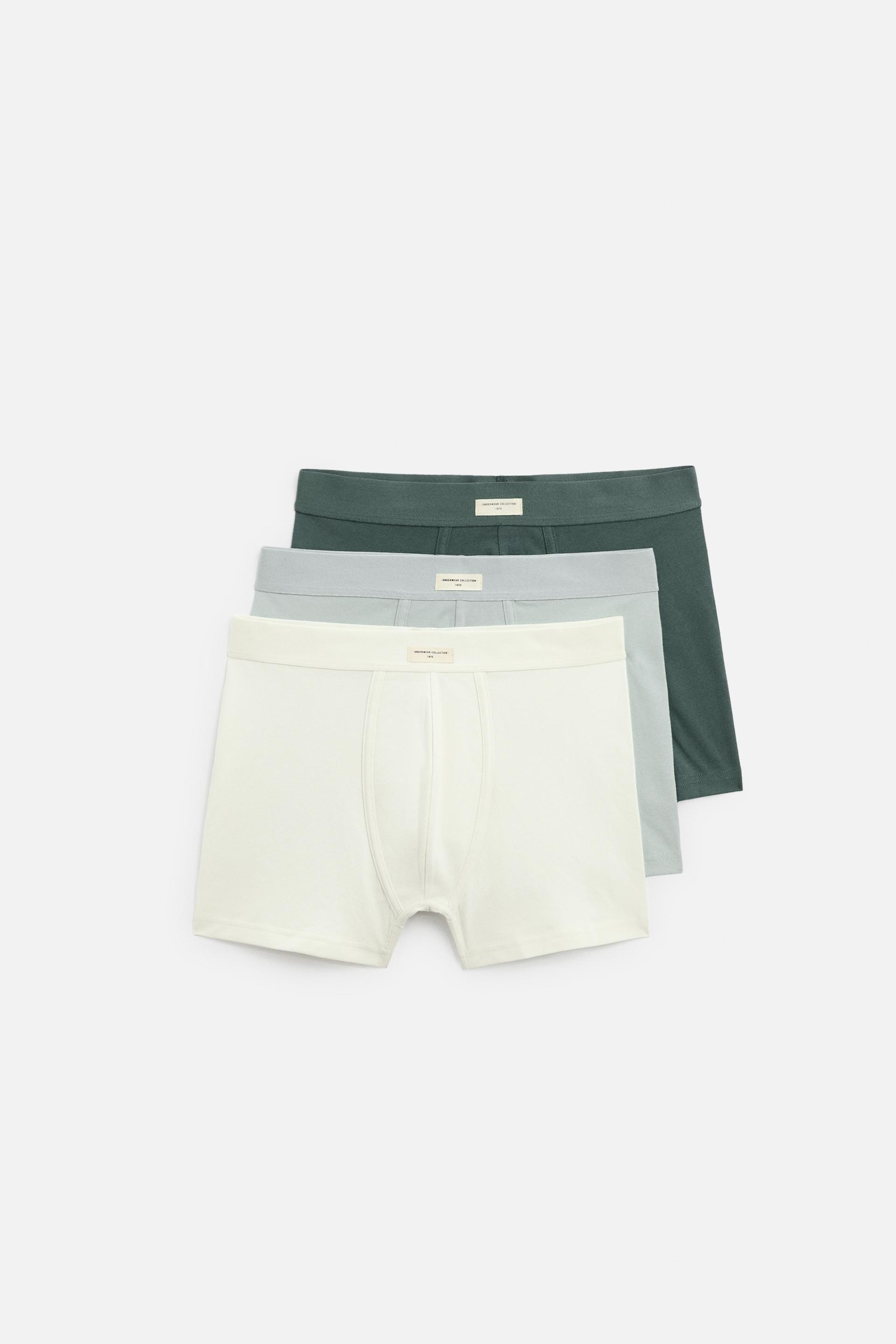 Мужские Боксеры ZARA 3 PACK OF SOFT BOXERS ZARA