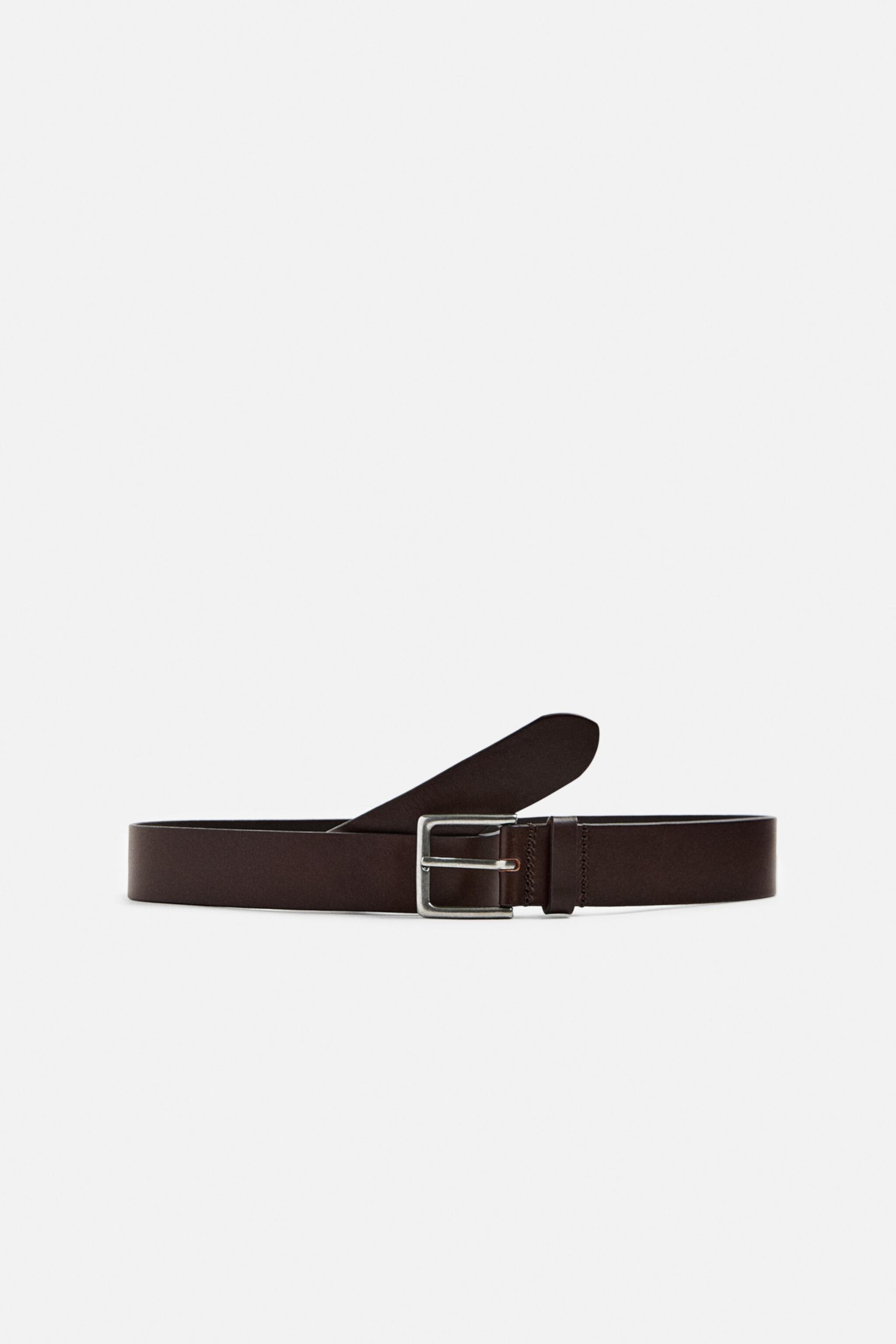 BASIC LEATHER BELT Zara