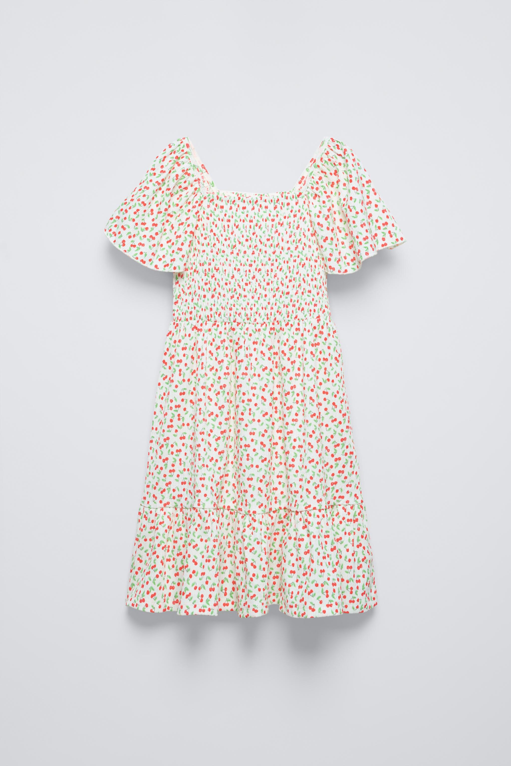  Платье Zara FLORAL MUSLIN DRESS ZARA