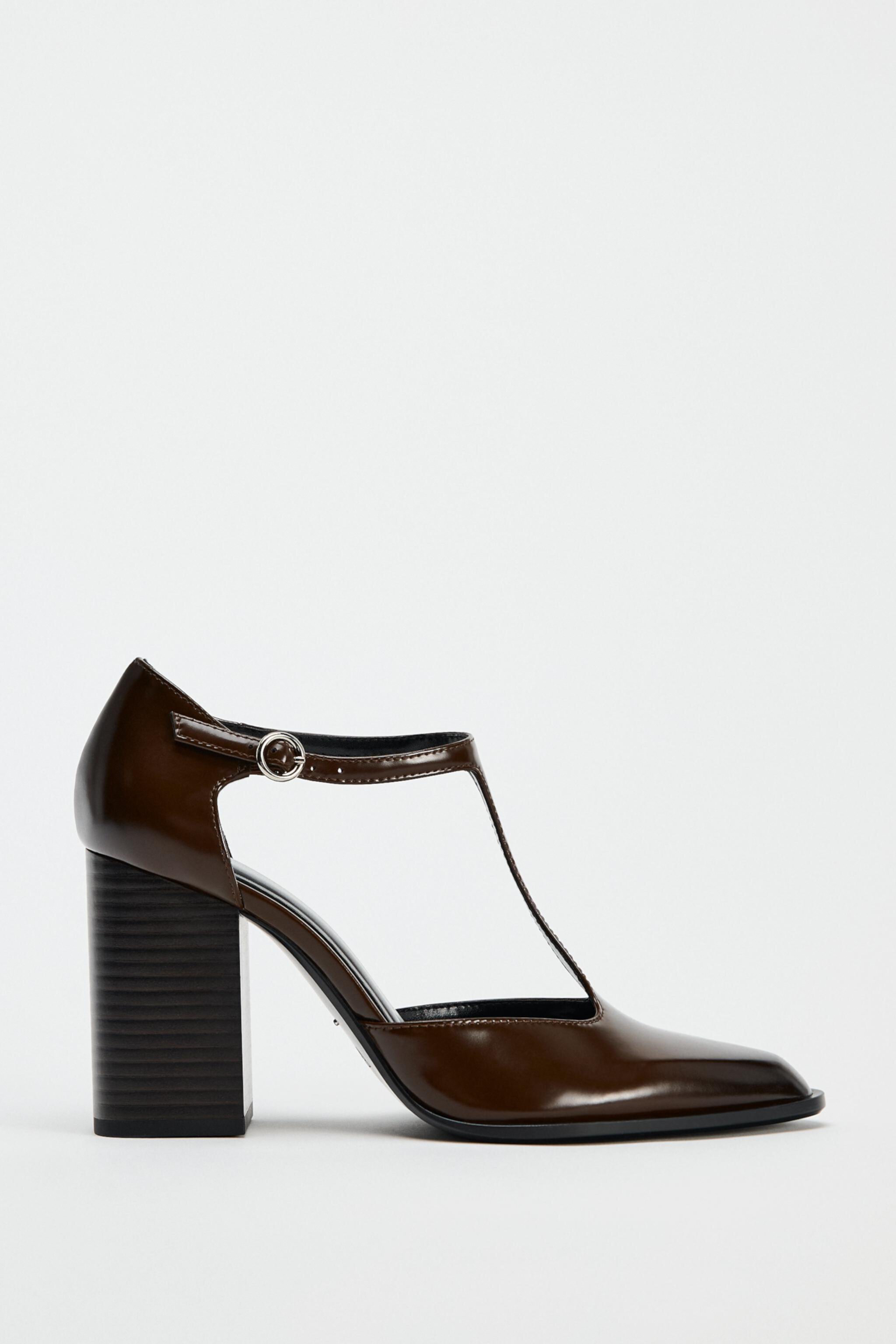 HEELED PUMP WITH STRAP Zara