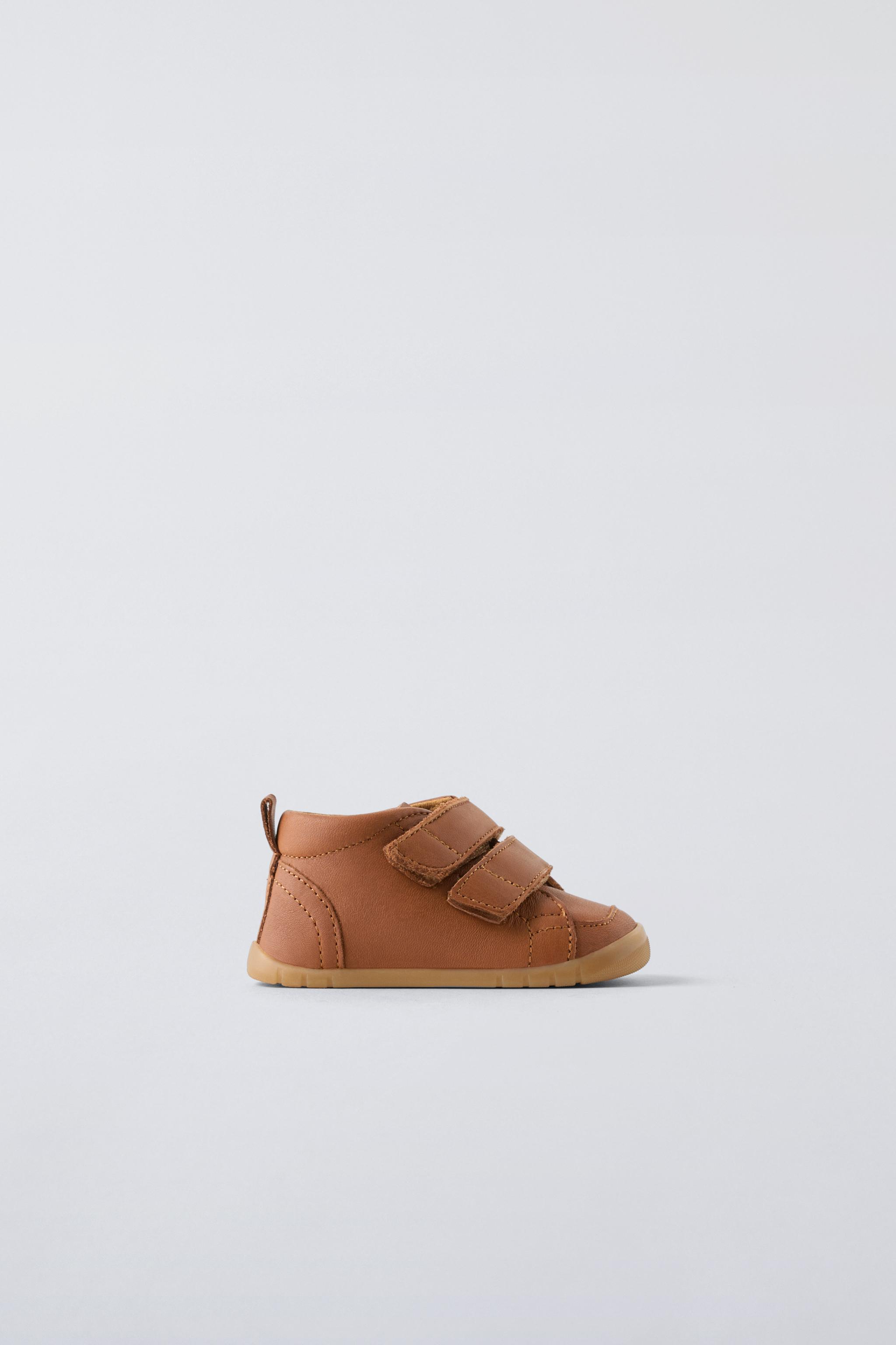 LEATHER BOOTS WITH STRAPS ZARA - ZARA KIDS