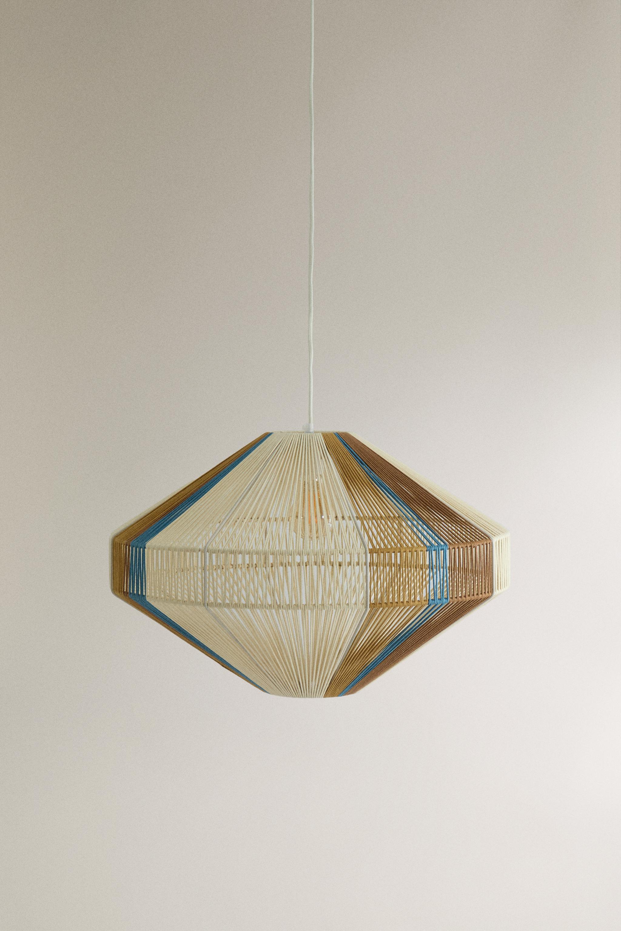 MEDIUM CEILING LAMP WITH MULTICOLORED CORDS x COLLAGERIE Zara Home