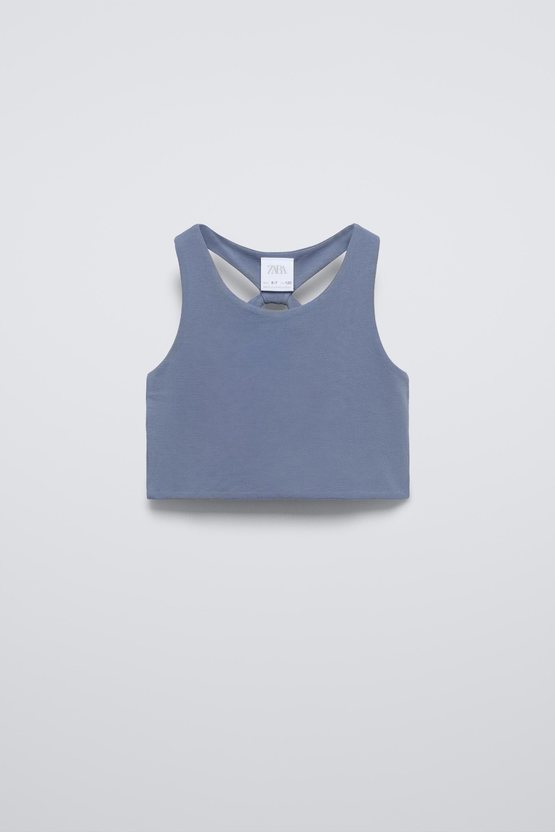 PLAIN CROP TOP ZARA