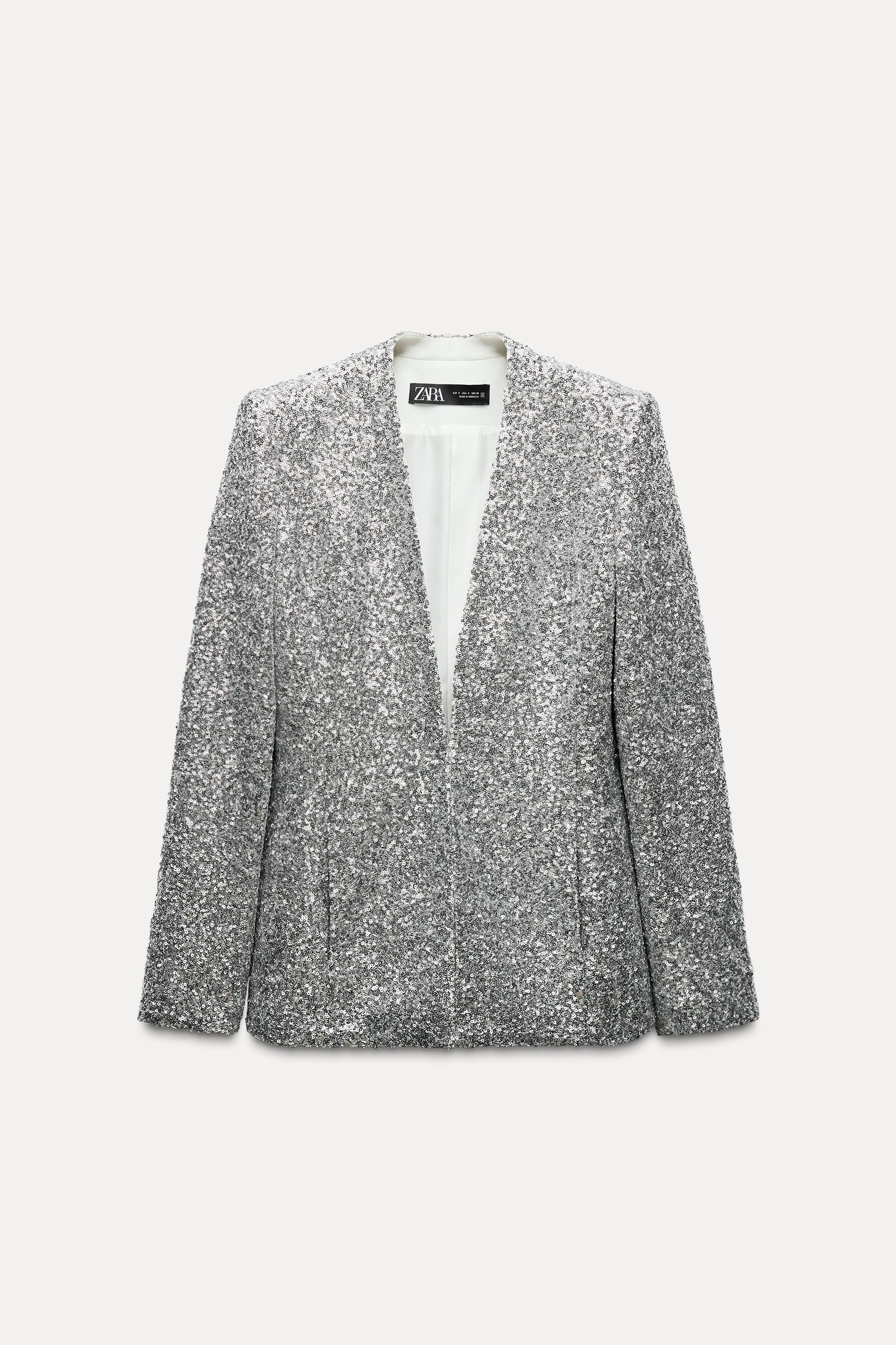 SEQUINED BLAZER ZARA