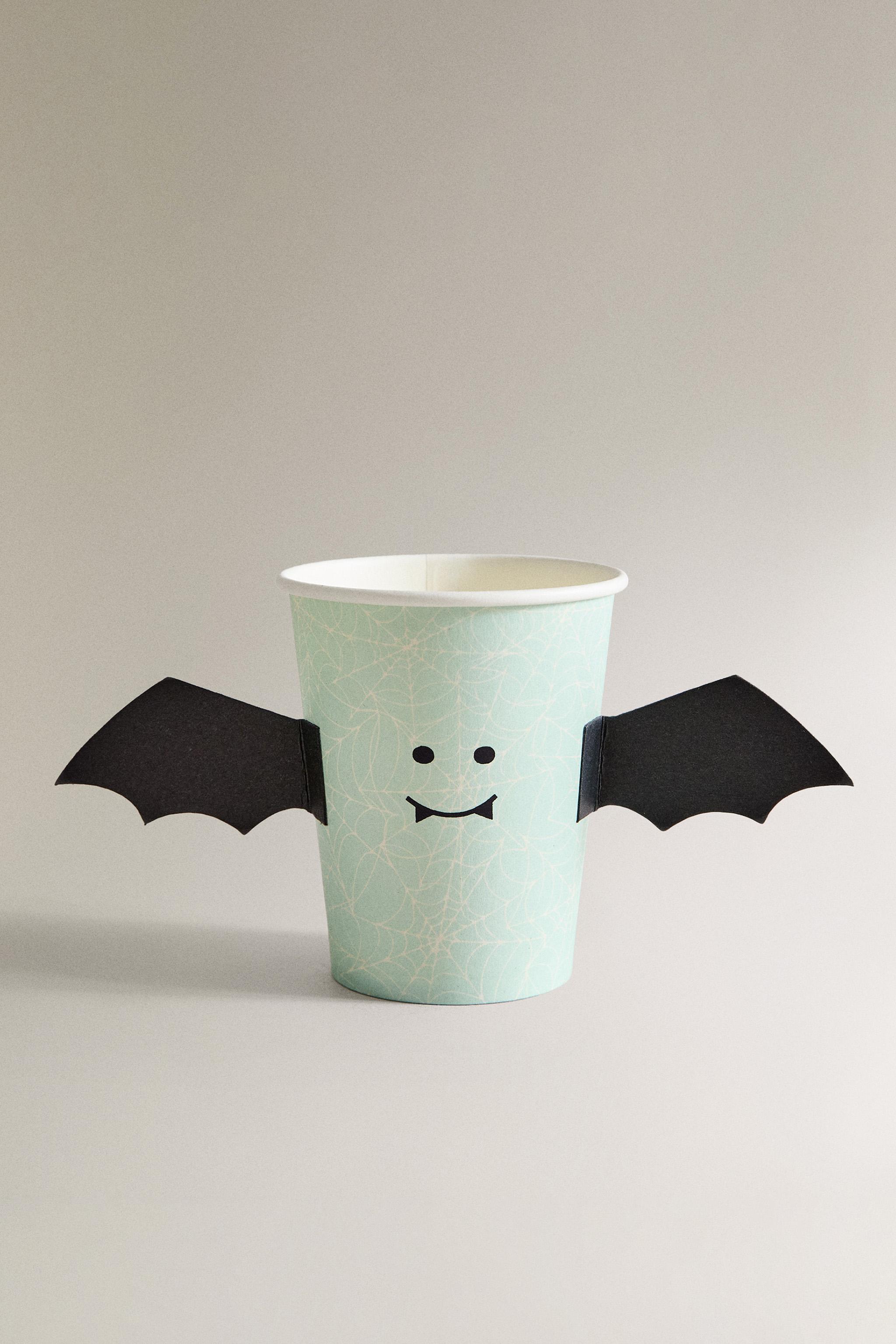 SET OF KID'S HALLOWEEN BAT PAPER CUPS (SET OF 12) Zara Home