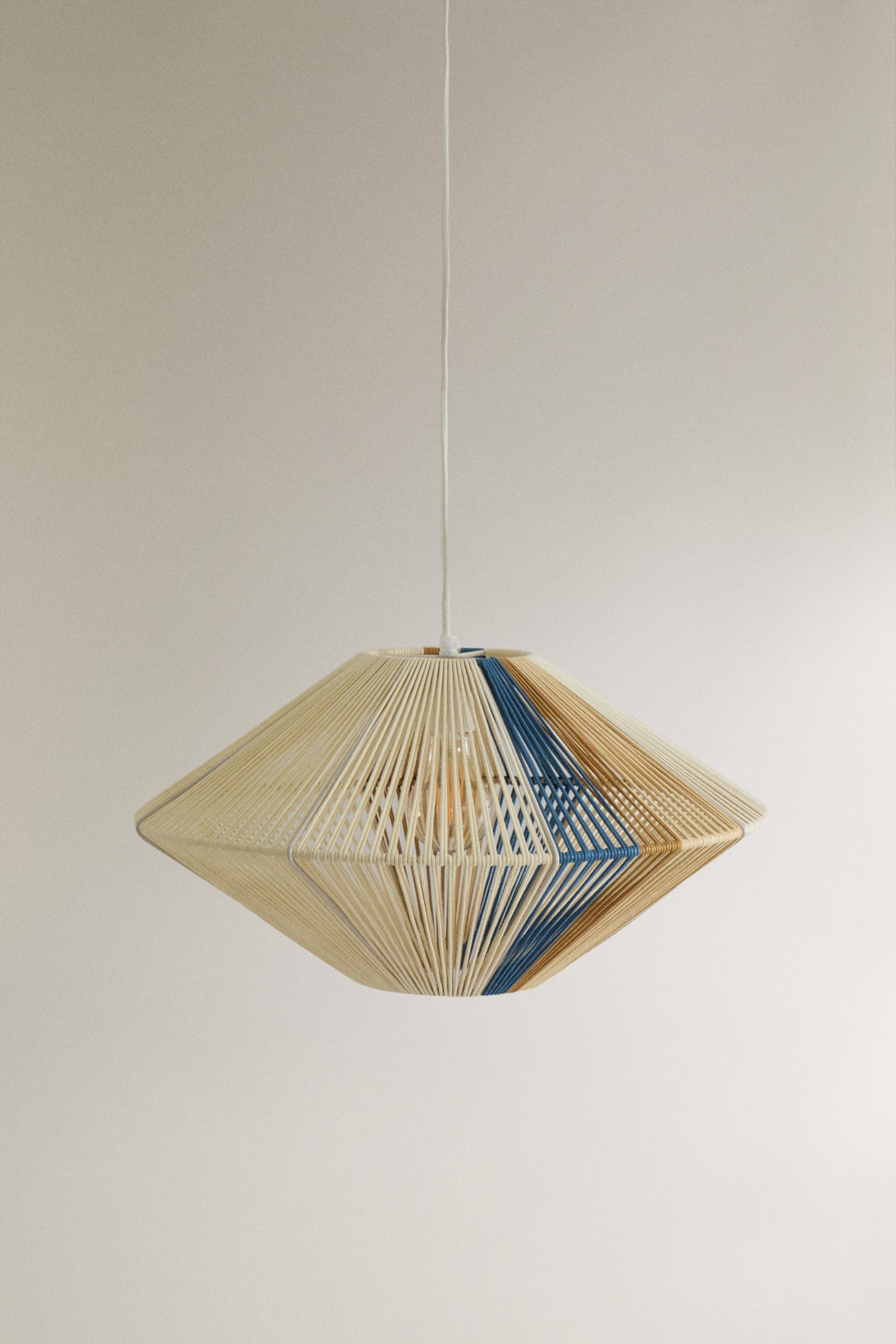 SMALL CEILING LAMP WITH MULTICOLORED CORDS x COLLAGERIE Zara Home