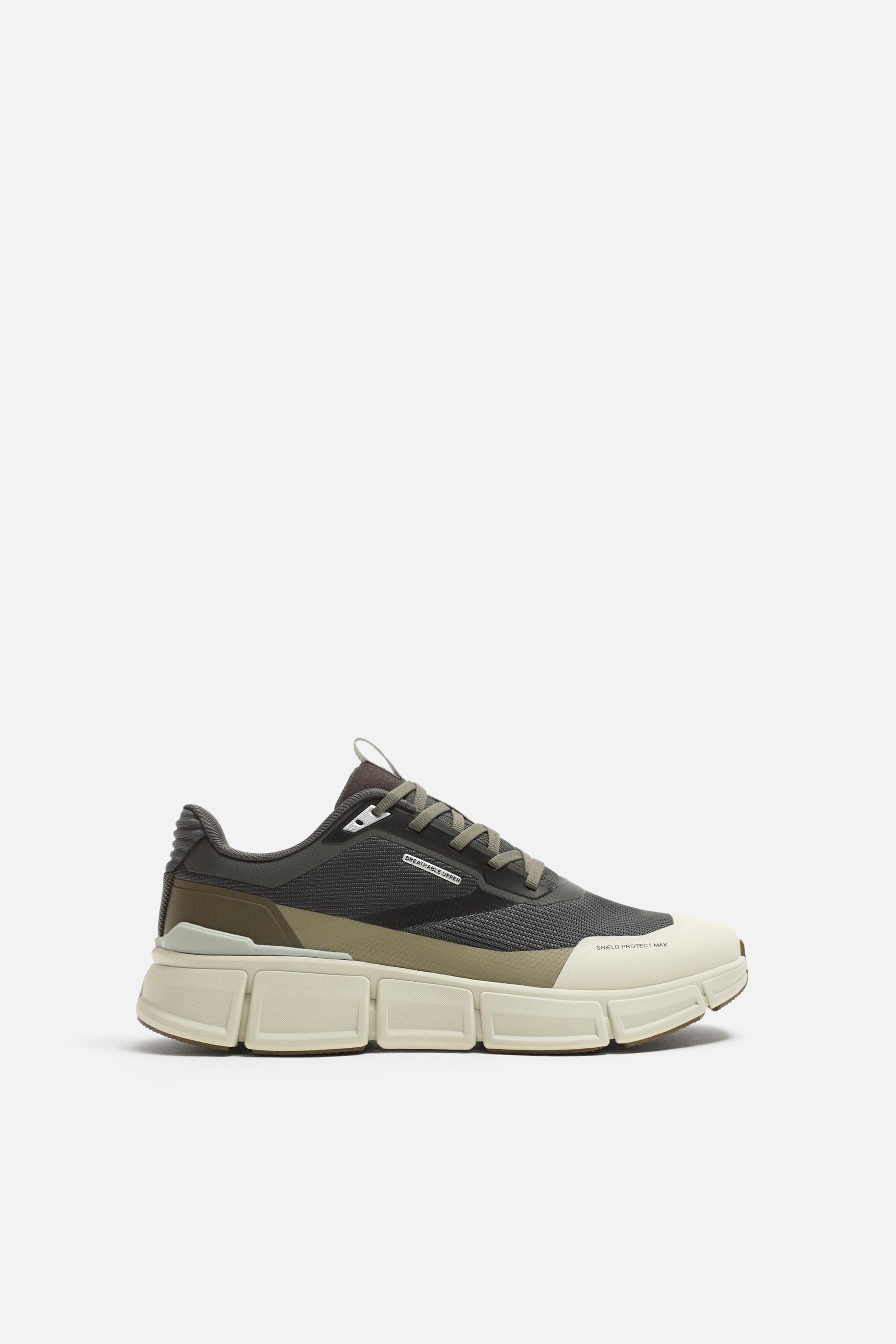 Мужские Повседневные кроссовки ZARA TECHNICAL SNEAKERS ZARA