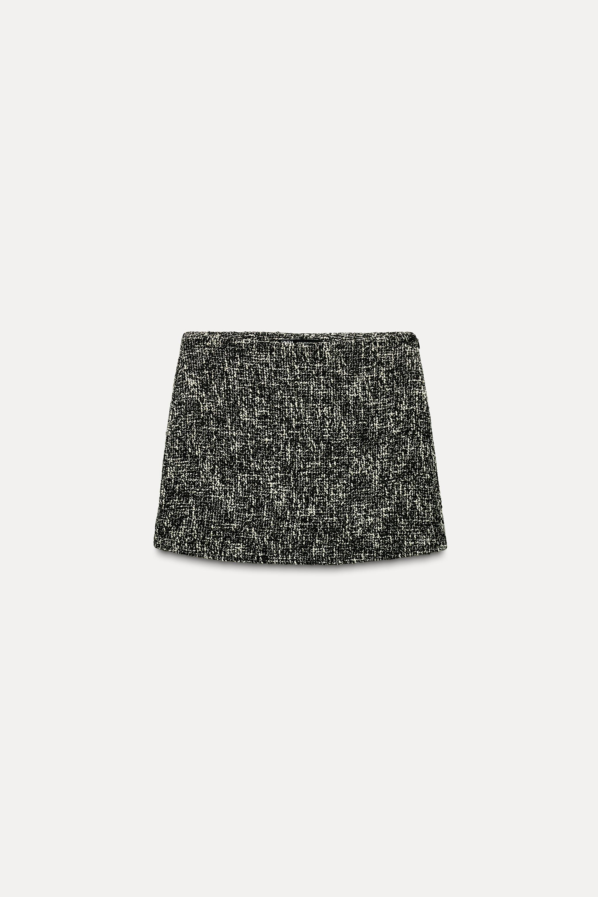 TEXTURED SKORT ZARA