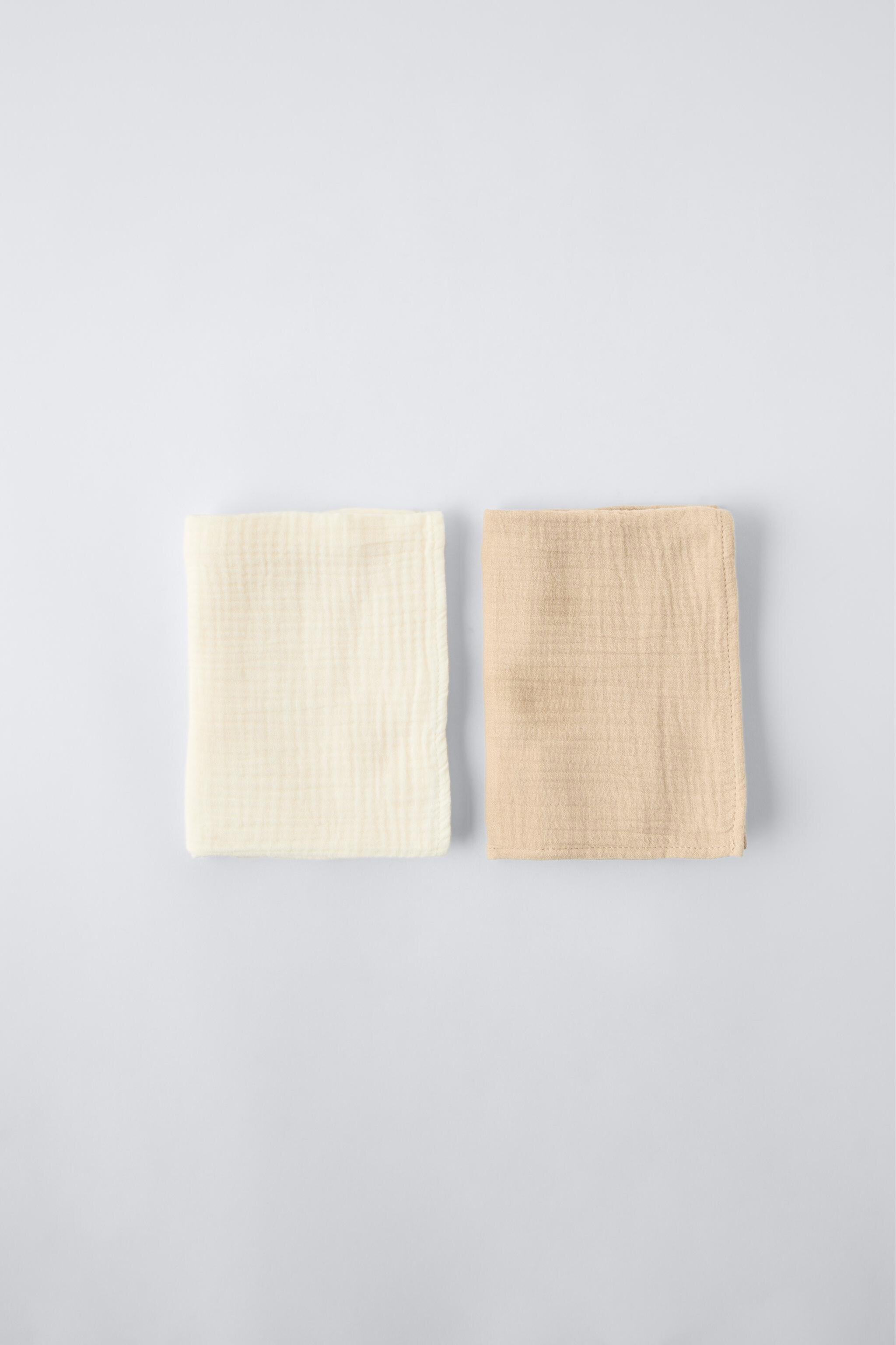 TWO-PACK OF BASIC MUSLIN SWADDLES ZARA